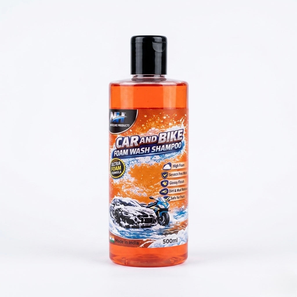CAR AND BIKE FOAM WASH SHAMPOO 500ml