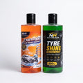 Car and Bike foam wash shampoo 500ml + Tyre shine liquid 500ml (Combo)